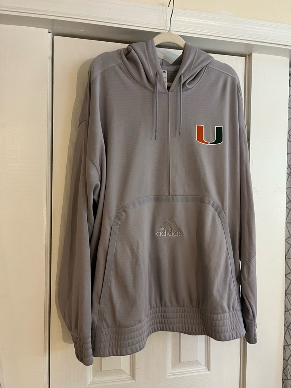 Adidas Miami U Hoodie XXL Grey 2XL